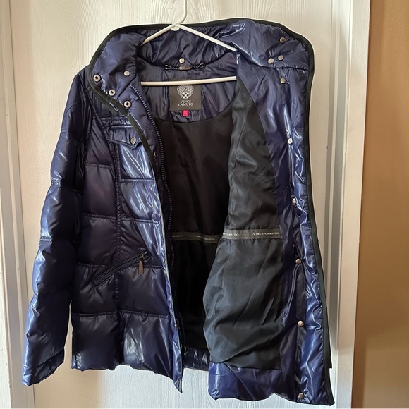 Vince Camuto Blue Down Jacket - Picture 2 of 12